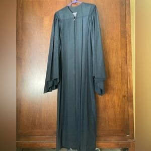 Doctorate Regalia black vintage collegiate robe